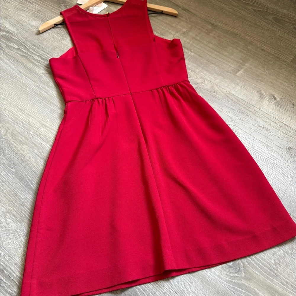 Banana Republic Vibrant Red Mini Dress-Size 6-NWT - Picture 11 of 13